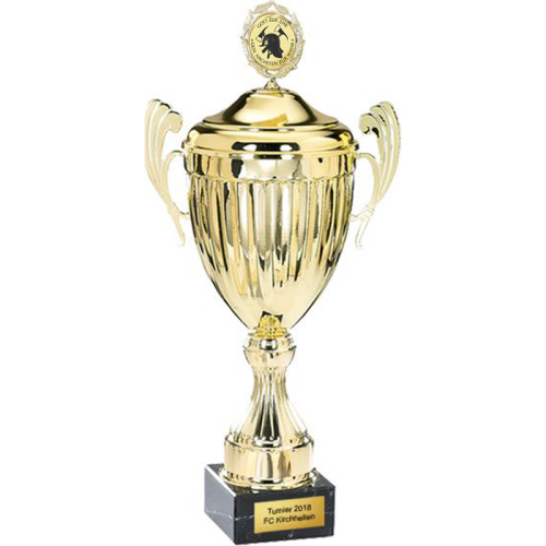 Pokal mit Deckel Caph Feuerwehr Pokal mit Deckel Caph Feuerwehr