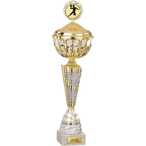 Pokal mit Deckel Modell Algol Handball Pokal mit Deckel Modell Algol Handball