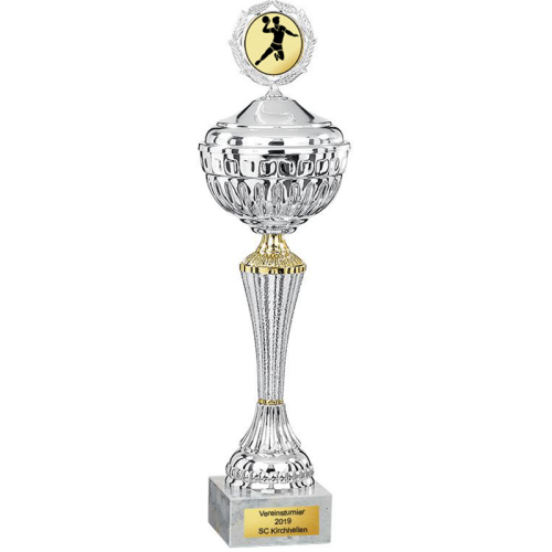 Pokal mit Deckel Taurus Handball Pokal mit Deckel Taurus Handball