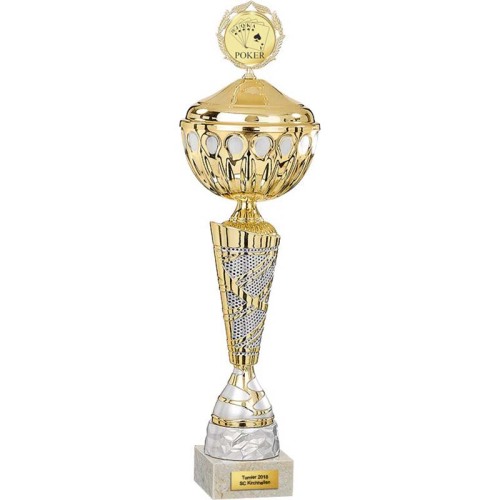 Pokal mit Deckel Modell Algol Poker Pokal mit Deckel Modell Algol Poker