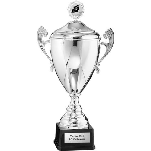 Metallpokal mit Deckel Phoenix Radrennen Metallpokal mit Deckel Phoenix Radrennen
