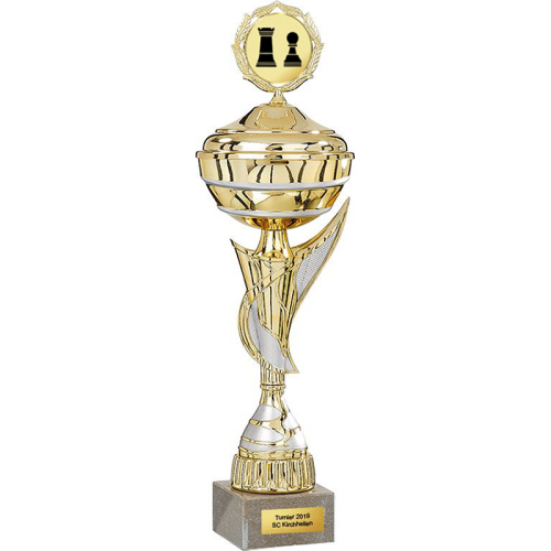 Pokal mit Deckel Alnitak Schach Pokal mit Deckel Alnitak Schach