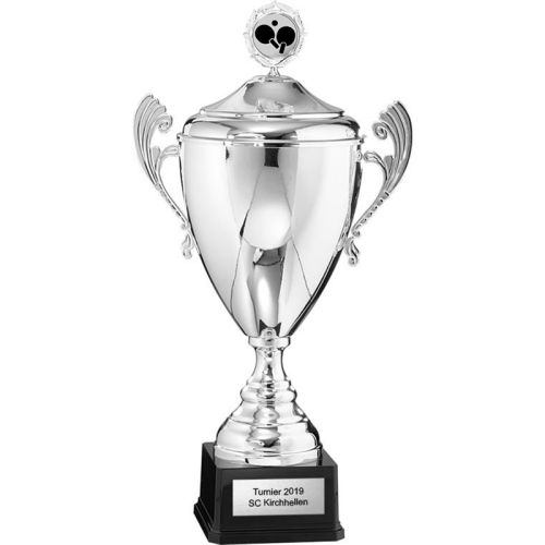 Metallpokal mit Deckel Phoenix Tischtennis Metallpokal mit Deckel Phoenix Tischtennis