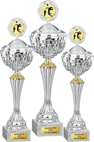 3er Pokalserie mit Deckel Taurus 3er Pokalserie mit Deckel Taurus