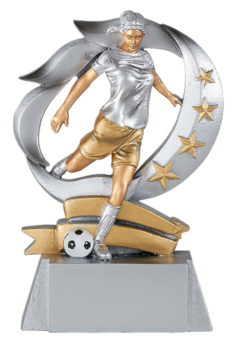 Fußball Trophäe Frauen 15cm Fußball Trophäe Frauen 15cm