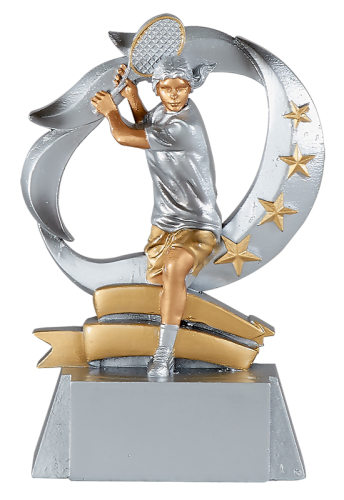 Frauen Tennis Trophäe 15cm Frauen Tennis Trophäe 15cm