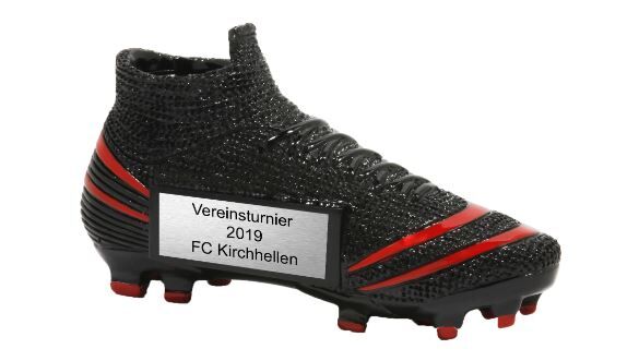 Trophäe Fußballschuh Black Orbit