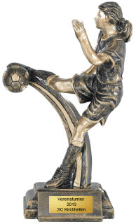 Frauen Fußball Figur  „Beste Spielerin“ 