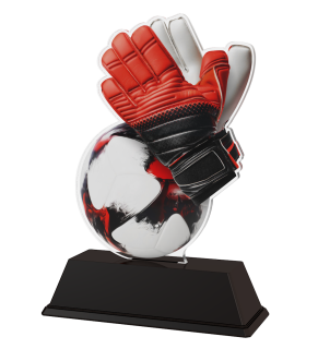 Fußball-Trophäe Torwart Handschuh - in 3 Größen