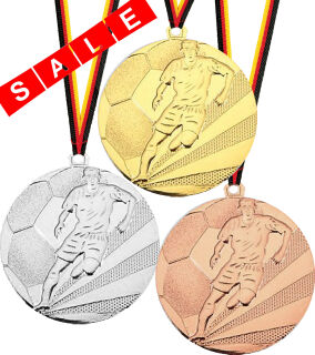 Fußball Medaille Zweikampf