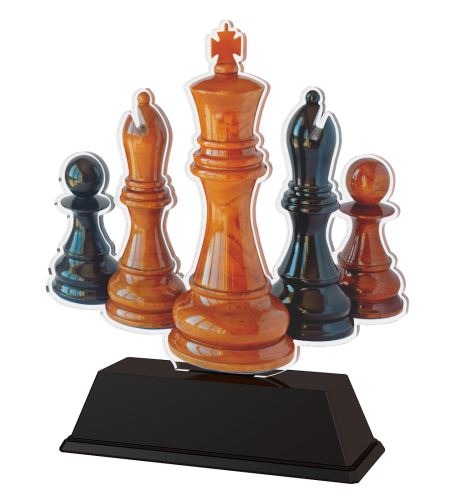 Schach-Trophäe in 3 Größen Schach-Trophäe in 3 Größen