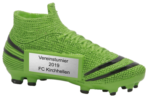 Trophäe Fußballschuh Green Star Trophäe Fußballschuh Green Star
