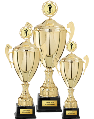 3er Pokal-Serien mit Deckel