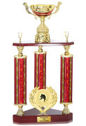 US-Trophy Trophäe Säulenpokal 64 - 71cm
