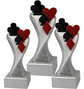 Kartenspiel Trophäe 3er Serie