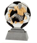 3D Fußballfigur Trophäe Star