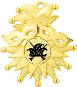 Karneval Medaille in 50 mm Ø