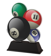Billard-Trophäe in 3 Größen
