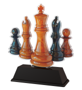 Schach-Trophäe in 3 Größen