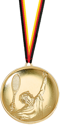 Edle 3D Tennis Medaille Canopus 2 in 65mm Edle 3D Tennis Medaille Canopus 2 in 65mm