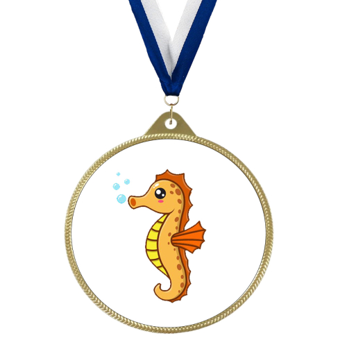 Seepferdchen Medaille in 55mm Seepferdchen Medaille in 55mm